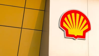 Shell logo at the hazira lng receiving and re-gasification terminal