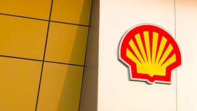 Shell logo at the hazira lng receiving and re-gasification terminal