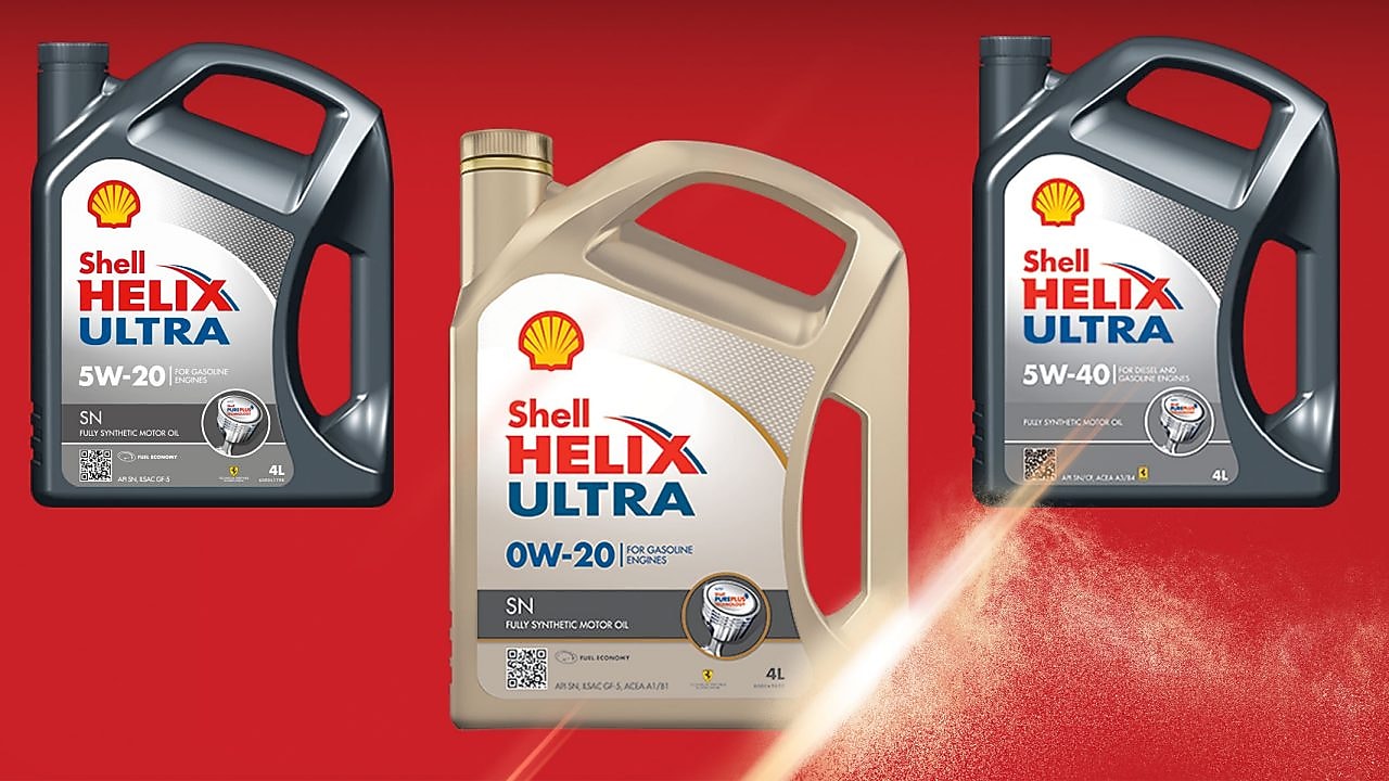 Shell Helix Fully Synthetic Motor Oils range