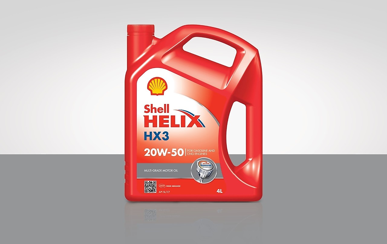 Shell Helix Mineral Motor Oils range